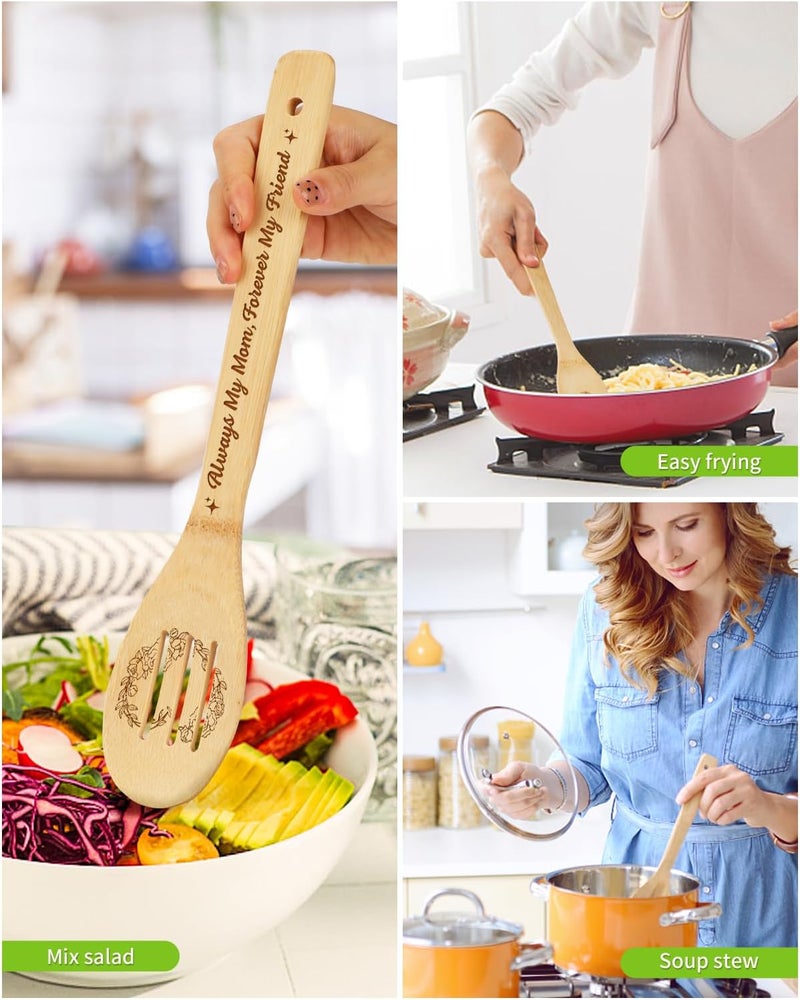 Aremdys Gifts for Mom, Birthday Gifts for Mom Recipe for A Special Mom Bamboo Cutting Board Gift from Daughter Son, Valentines Day Gifts Best Mom Ever Gift Xmas Presents for Mother New Moms Stepmom - Image 3
